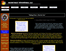 Tablet Screenshot of mainstreetwoodworks.com